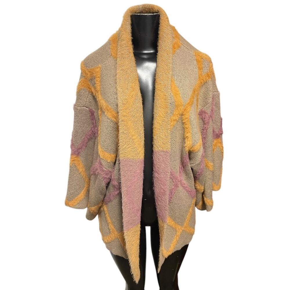 Medium/Large Kori America Womens New The Carter Cardigan Retro‎ Look